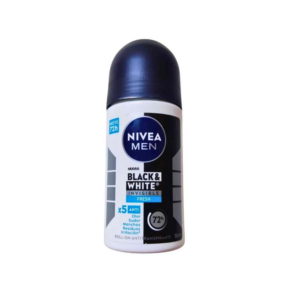 Desodorante black and white invisible fresh Nivea Men (50 g / 1.7 fl.oz)