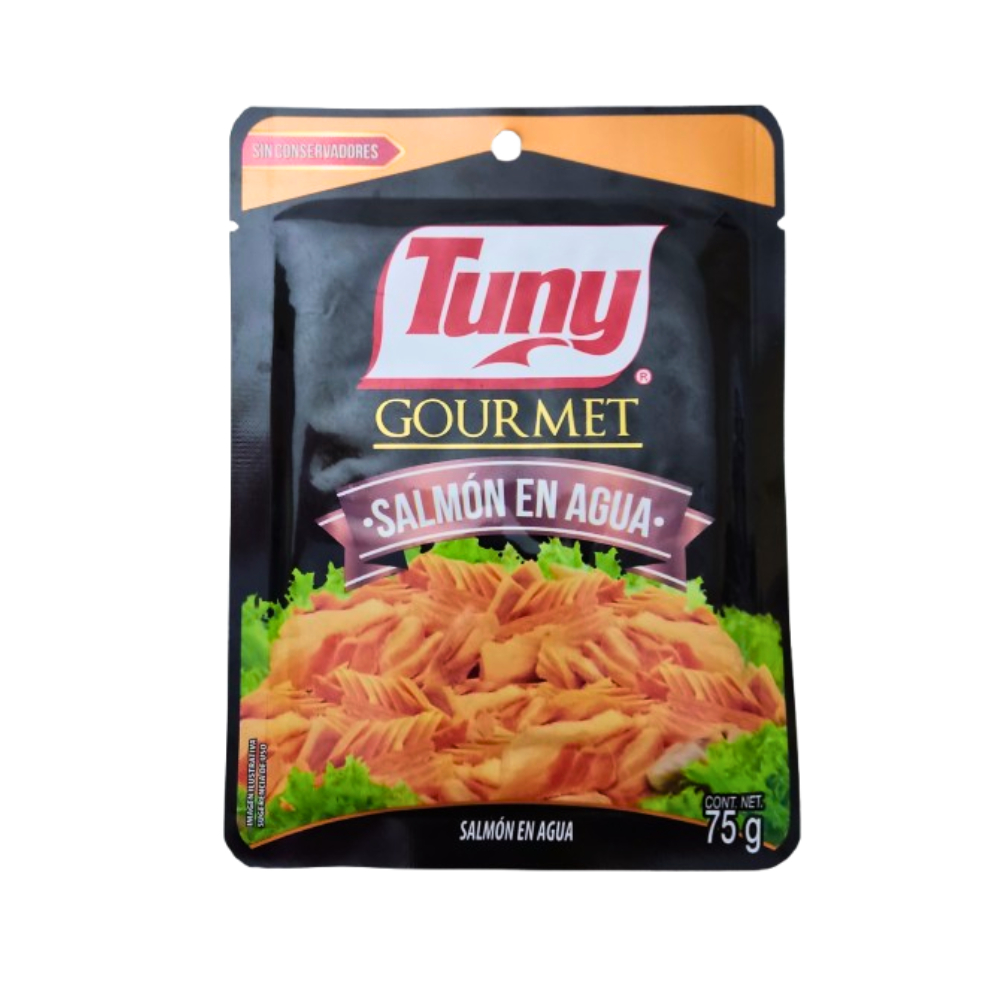 Salmón en agua gourmet Tuny (75 g / 2.64 oz)