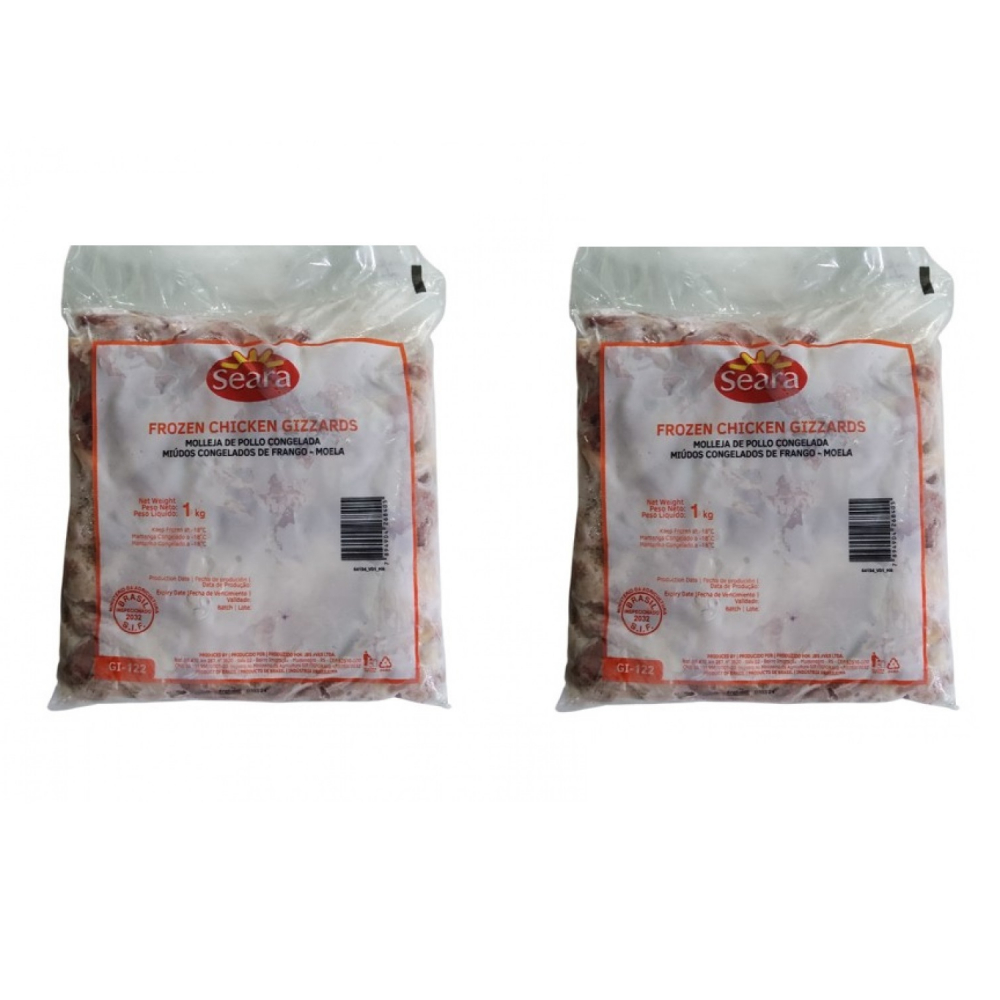 Mollejas de pollo (2 x 1 kg / 2.2 lb)