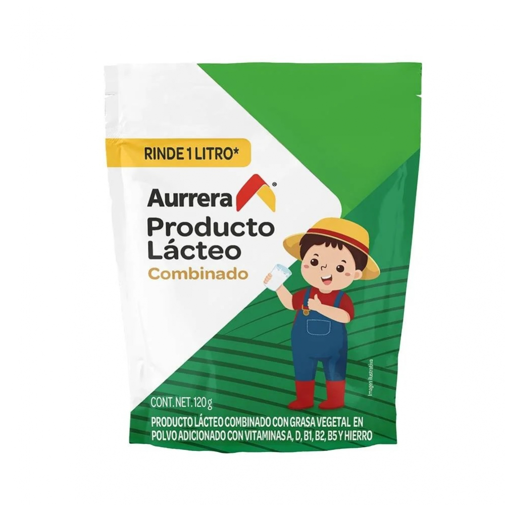 Producto lácteo combinado -leche en polvo- Aurrera (120 g / 4.23 oz)