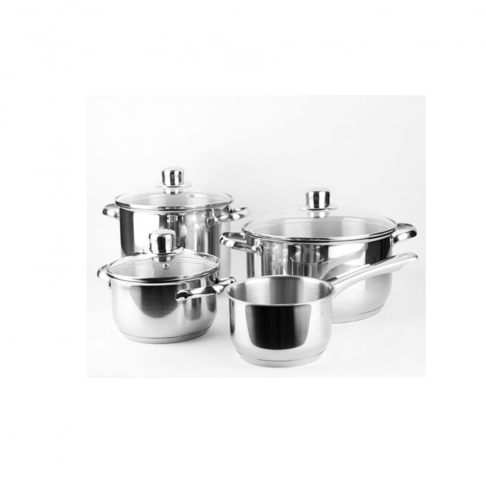 Juego de ollas de cocina de 7 piezas de acero inoxidable Magefesa