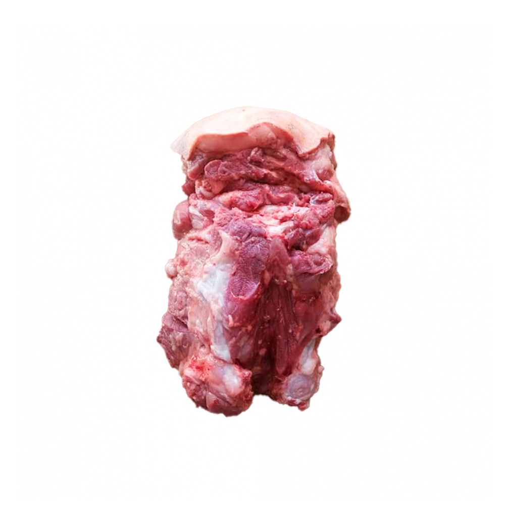 Cogote de cerdo criollo con piel y hueso (8.16 kg / 18 lb)