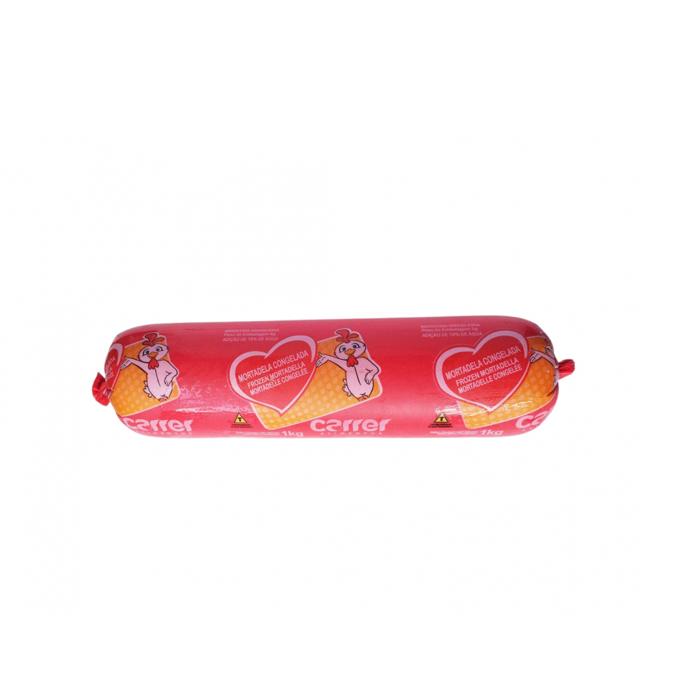 Mortadella de pollo congelada Carrer (1 kg / 2.2 lb)
