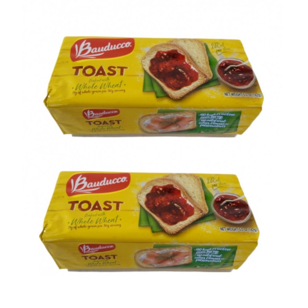 Tostadas horneadas con trigo integral (2 x 142 g / 5 oz)