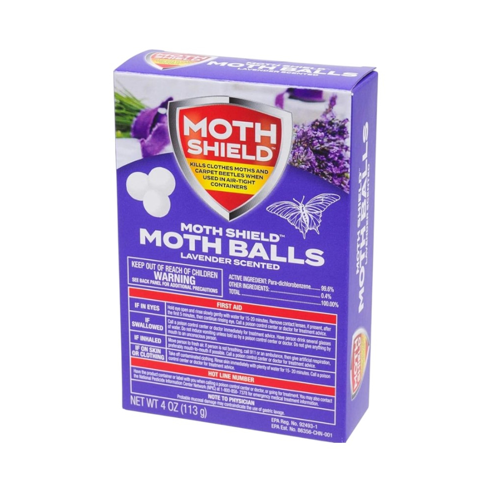 Paquete de bolas contra polillas con esencia a lavanda Moth Shield (113 g / 4 oz)