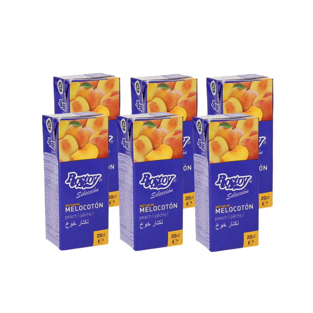 Néctar de melocotón Rostoy (6 x 200 ml)