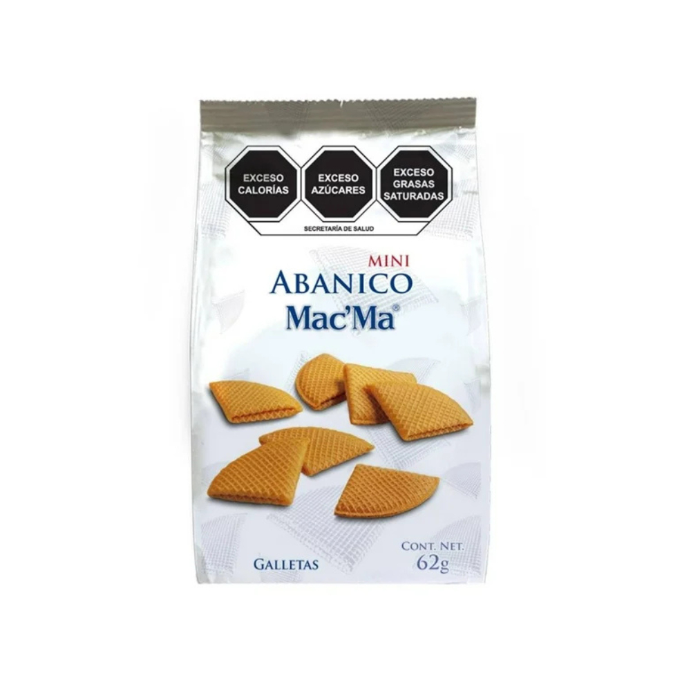 Galletas mini abanico Mac' Ma (62 g / 2.1 oz)