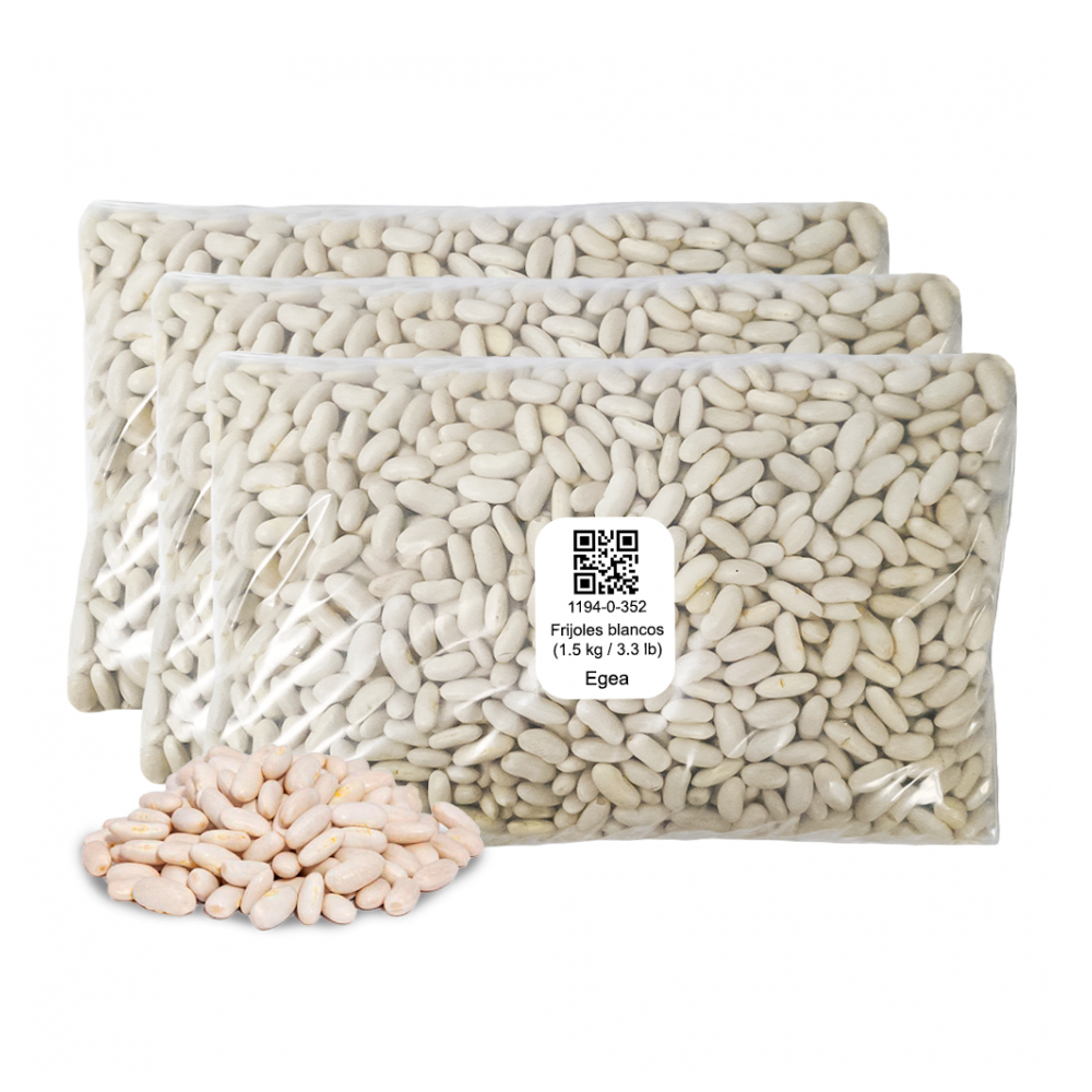 Frijoles blancos (3 x 1.5 kg / 3.3 lb)