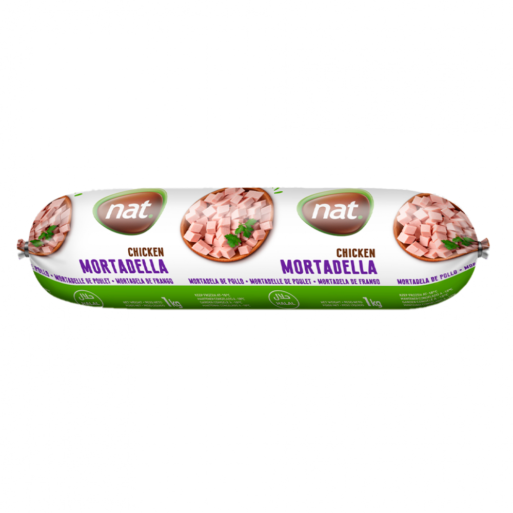 Mortadella de pollo Nat (1 kg / 2.2 lb)