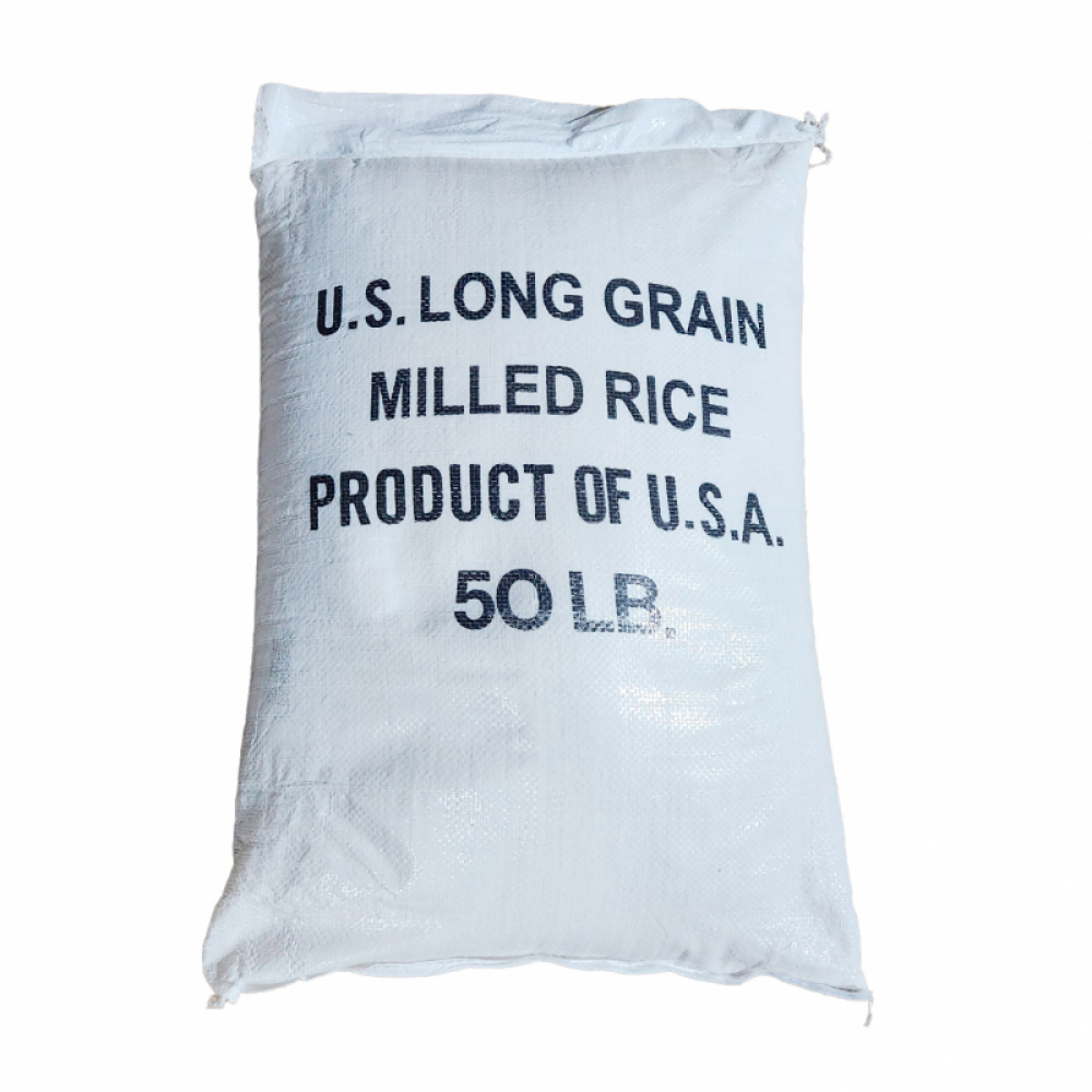 Arroz blanco de grano largo (22.6 kg / 50 lb)