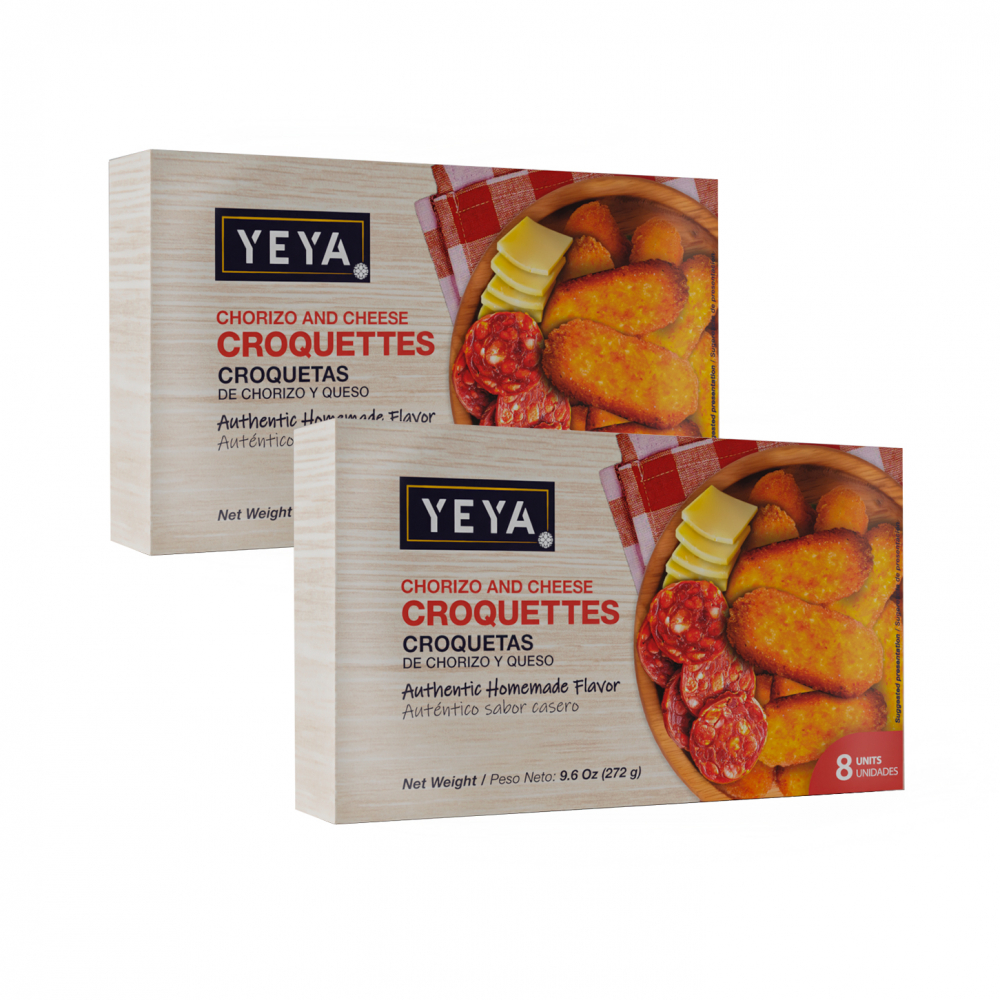 Croquetas de chorizo y queso Yeya (2 x 8 U)