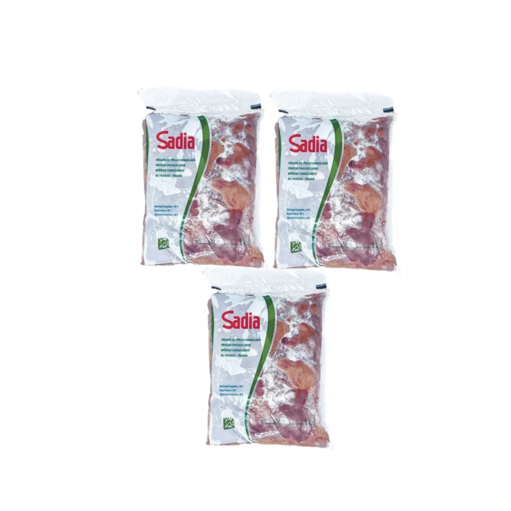 Combo de hígado (3 x 1 kg / 2.20 lb )
