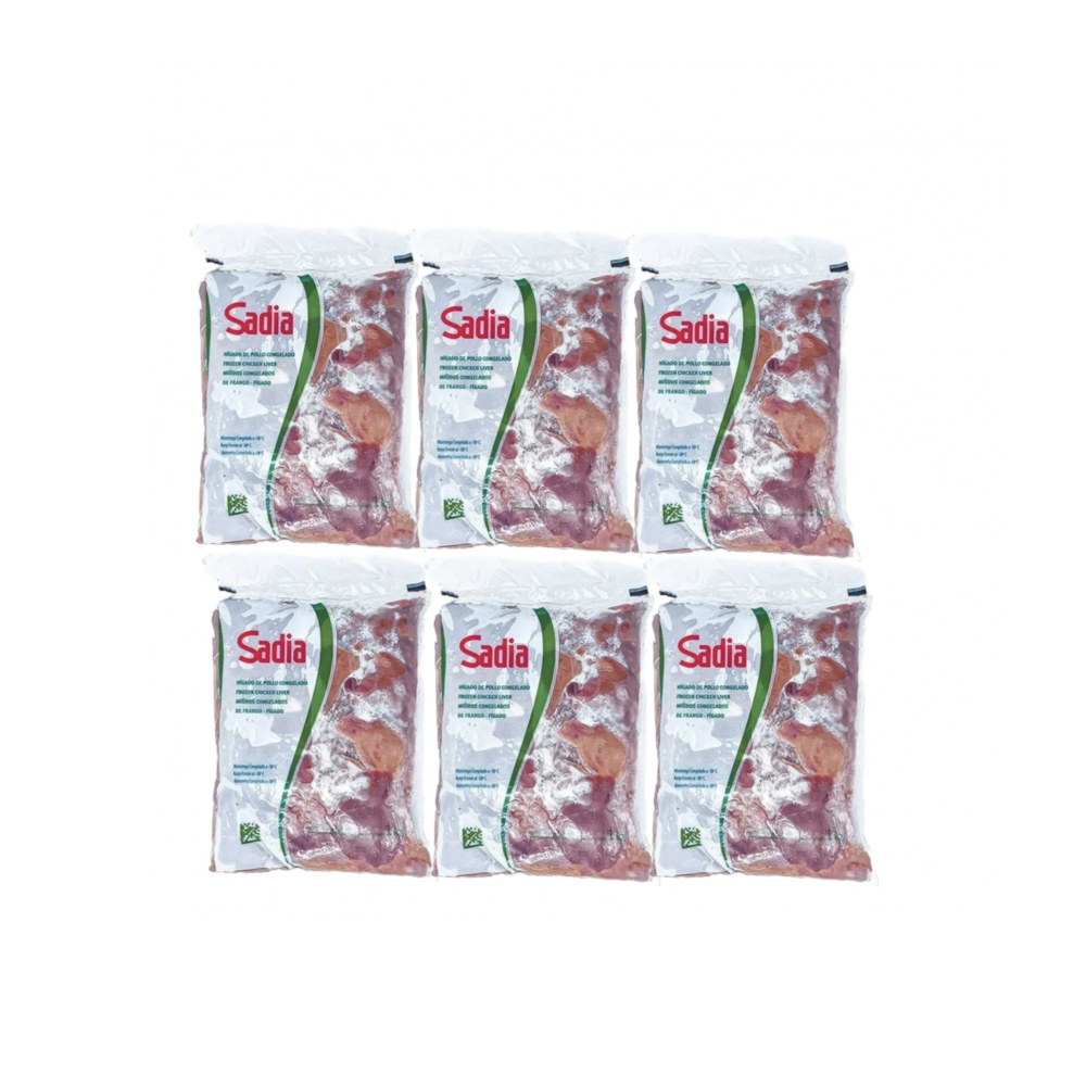 Combo de hígados (6 x 1 kg / 2.20 lb )