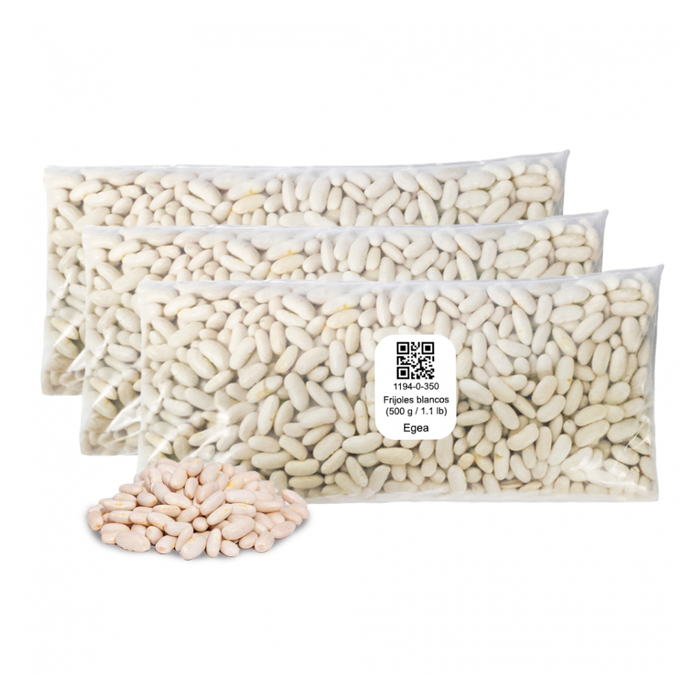 Frijoles blancos (3 x 500 g / 1.1 lb)