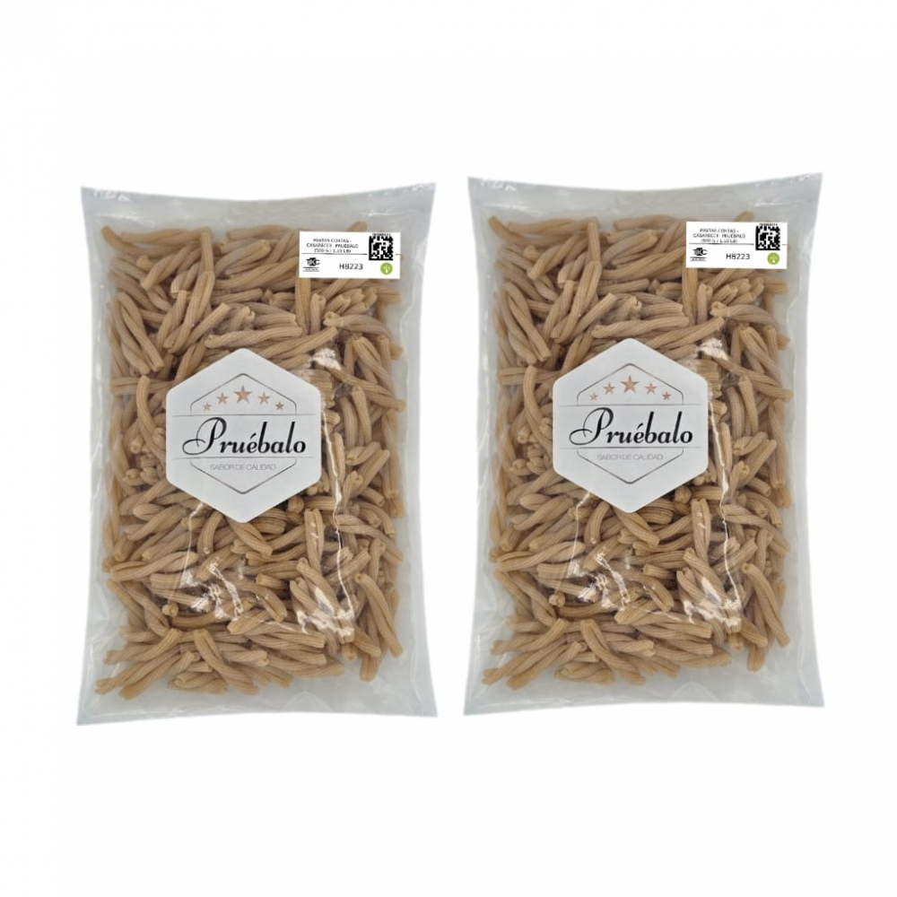 Pastas cortas Casarecce (2 x 500 g / 1.10 lb)
