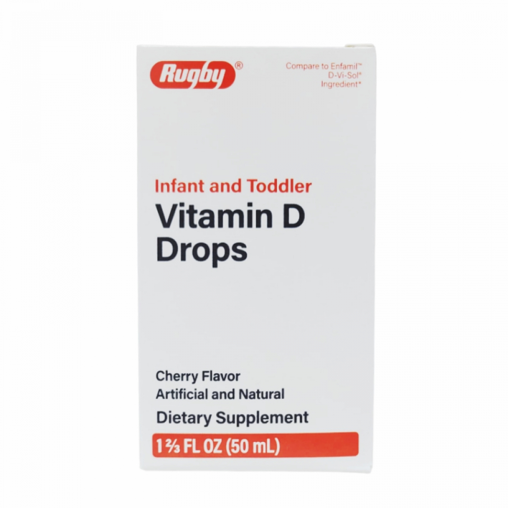Gotas de vitamina D para bebés y niños pequeños 50 ml / 1.6 oz ( 10 mcg/1 ml)