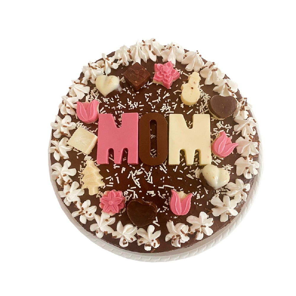 Tarta de chocolate para las madres
