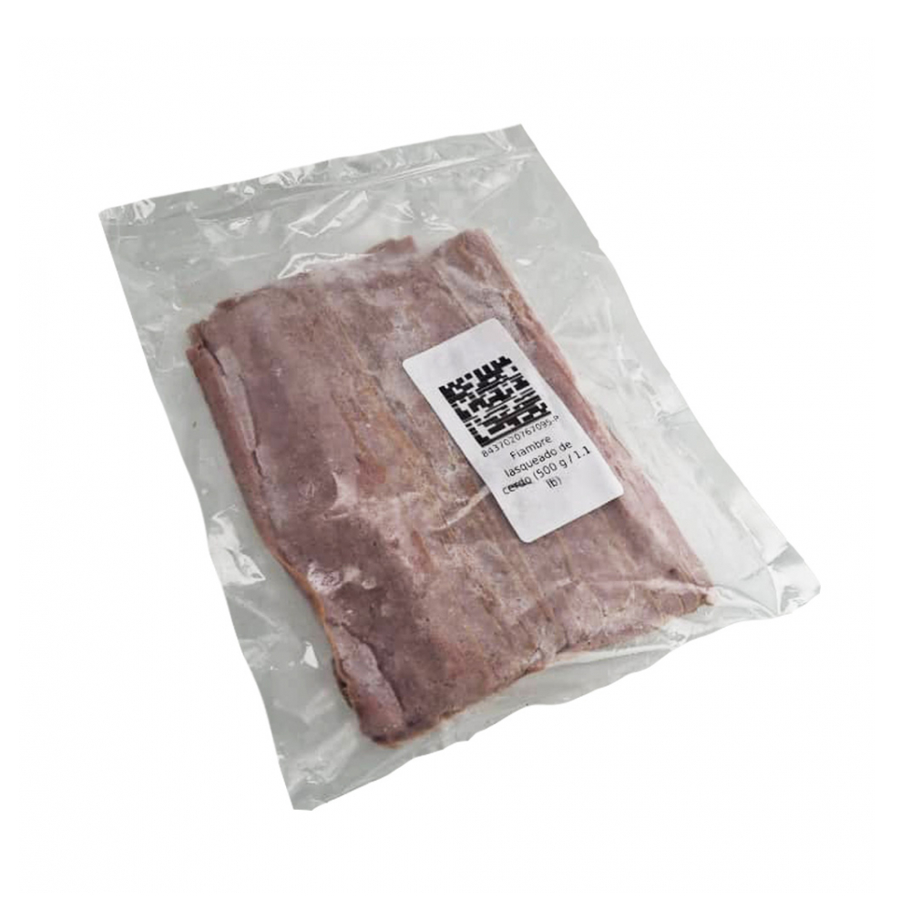 Fiambre lasqueado de cerdo (500 g / 1.1 lb)