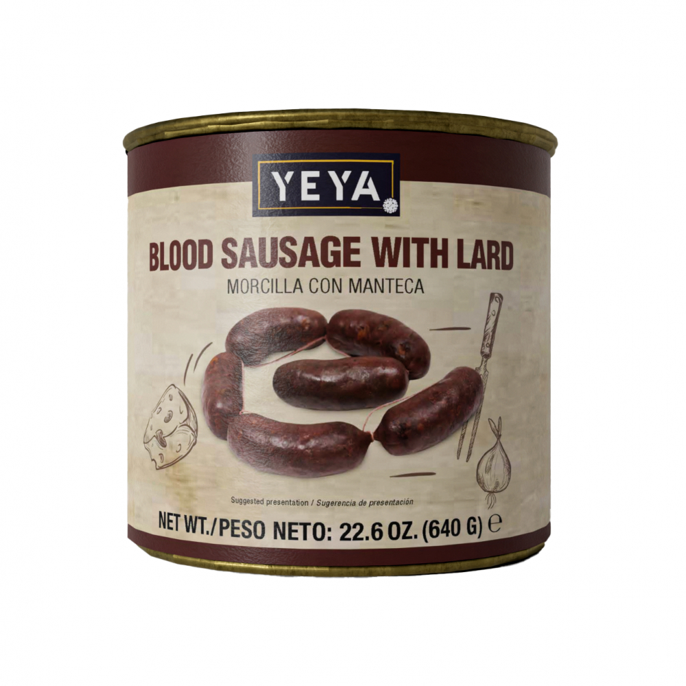 Morcilla en manteca Yeya (640 g / 1.41 lb)
