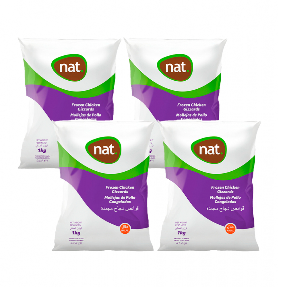 Mollejas de pollo Nat (4 x 1 kg / 2.20 lb)