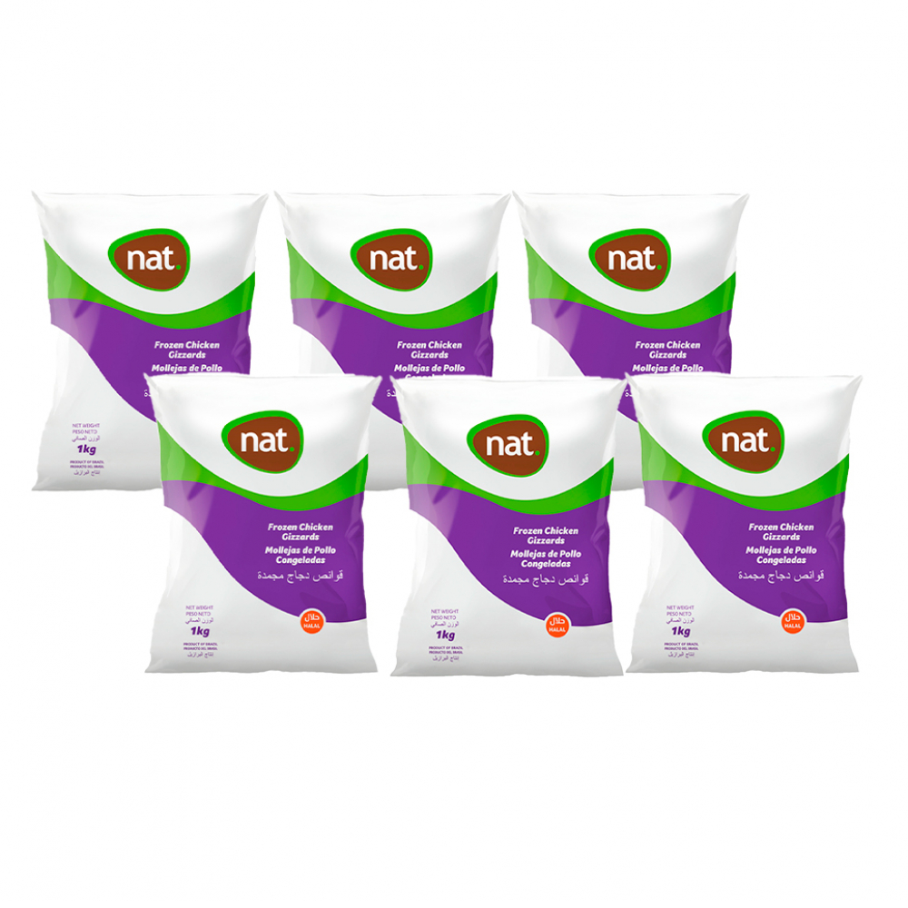 Mollejas de pollo Nat (6 x 1 kg / 2.20 lb)