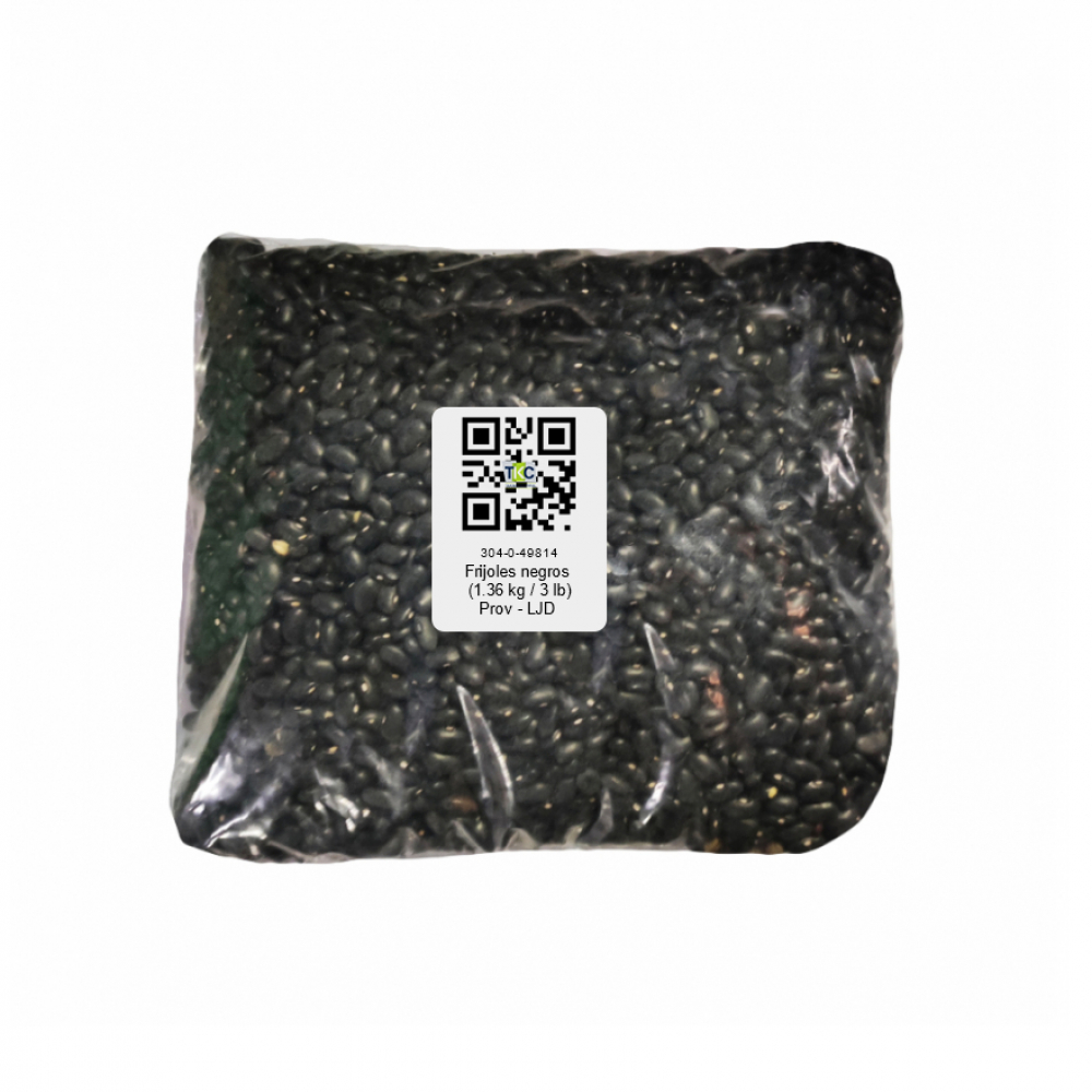 Frijoles negros (1.36 kg / 3 lb)