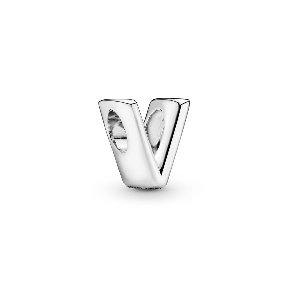 Charm diseño estilo Pandora Letra V