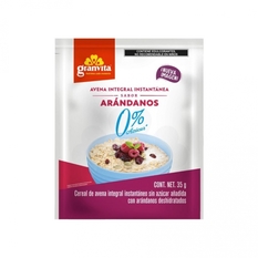 Avena integral instantánea sabor arándanos Granvita (35 g / 1.23 oz)