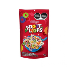 Cereal de maíz, trigo y avena con sabores naturales a frutas Froot Loops Kellogg’s (90 g / 3.17 oz)