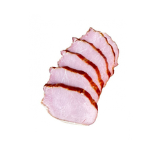 Lonjas de lomo de cerdo ahumado sin piel y sin hueso (454 g / 1 lb)