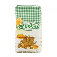 Harina de trigo Sol de Oro (1 kg / 2.2 lb)