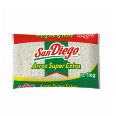 Arroz super extra San Diego (1 kg / 2.2 lb)