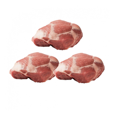 Pierna de cerdo sin piel y sin hueso ( 3 x 1.3 kg / 2.86 lb )