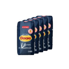 Arroz redondo Dacsa (5 x 1 kg / 2.2 lb)