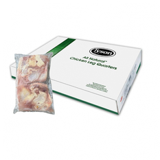 Caja de cuartos traseros de pollo Tyson (15 kg / 33 lb)