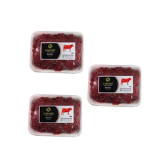 Bistec de res de primera (3 x 1 kg / 2.2 lb)
