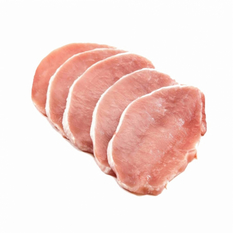 Bistec de lomo de cerdo (1 kg / 2.2 lb)