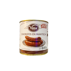 Chorizos en manteca Vima Foods (640 g / 1.41 lb)