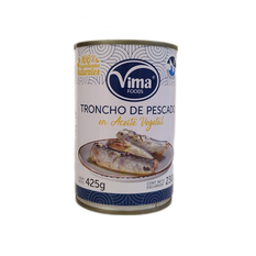 Troncho de pescado en aceite vegetal Vima Foods (425 g / 15 oz)