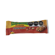 Barra con cacahuates, proteína en soya , chispas de chocolate oscuro y crema de cacahuate Protein Natural Valley (38 g / 1.3 oz)