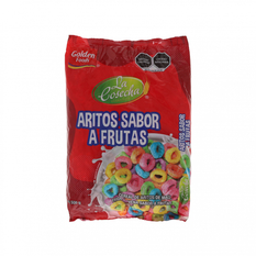 Cereal de aritos de maíz sabor a frutas (500 g / 1.10 lb)