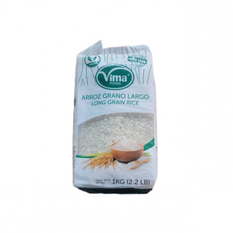 Arroz grano largo Vima Foods (1 kg / 2.2 lb)