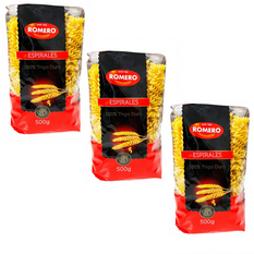 Pasta espirales Romero (3 x 500 g / 1.1 lb)