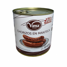 Chorizos en manteca Vima Foods (640 g / 1.41 lb)