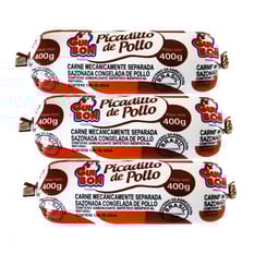 Picadillo de pollo MDM sazonado GuiBon (3 x 400 g / 12.10 oz)