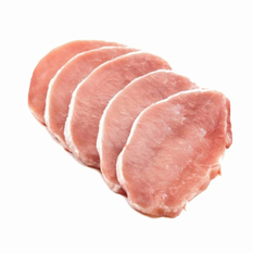 Bistec de lomo de cerdo (2 kg / 4.4 lb)