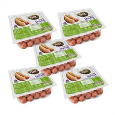 Salchichas de pollo Nat (5 x 340 g / 12 oz)