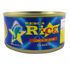 Lomos de atún en aceite Pesca Rica (170 g / 5.9 oz)
