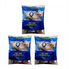 Cuartos traseros de pollo Koch Foods (3 x 4.54 kg / 10 lb)