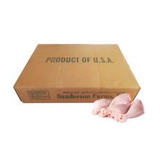 Caja de muslos de pollo Sanderson Farms (16 kg / 35.2 lb)